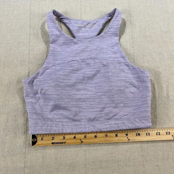 Outdoor Voices Space Dye Purple Sports Bra XS - Picture 5 of 7